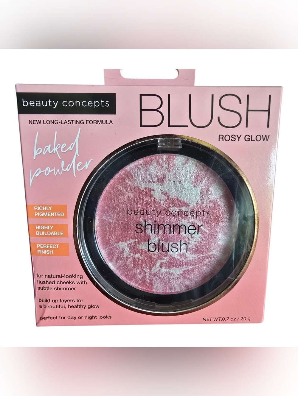 New Beauty Concepts Rosy Shimmer Blush